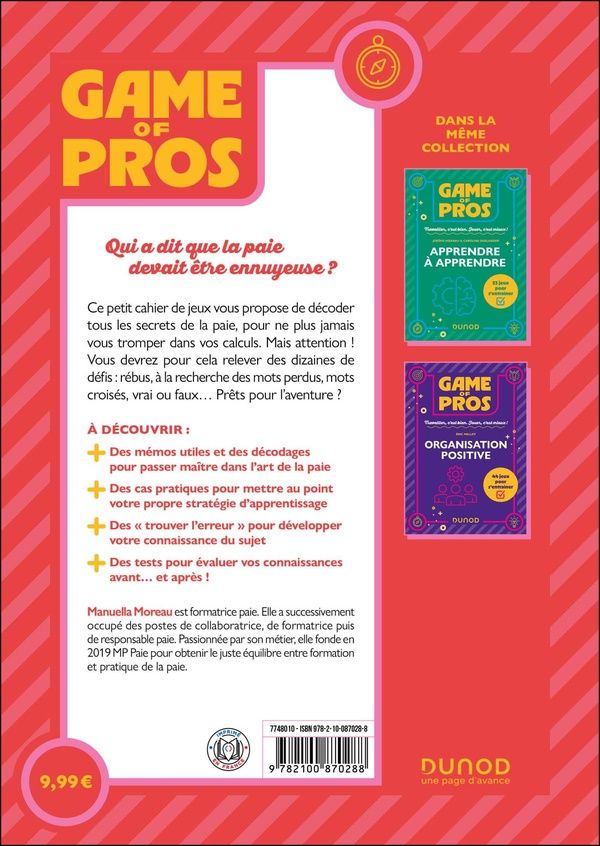 Quatrième de couverture de « La paie »
