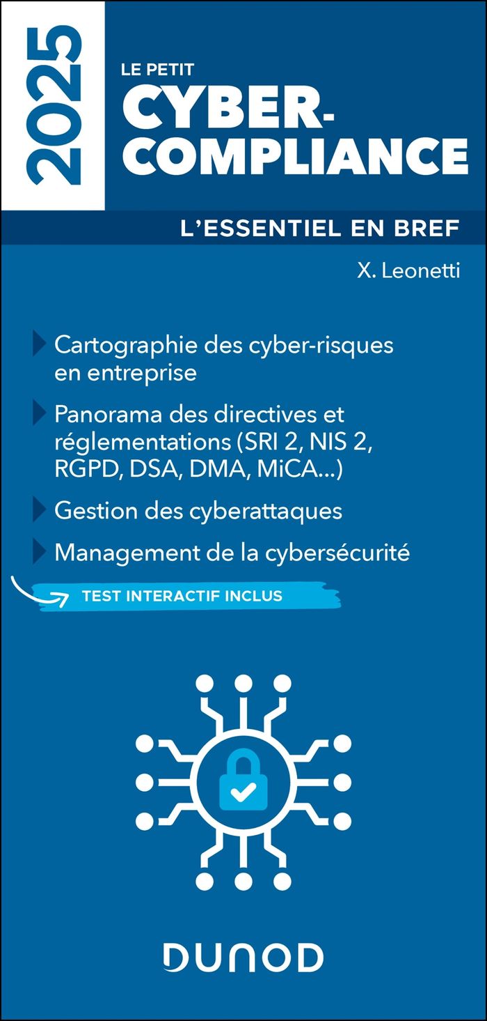 Couverture du livre « Le petit cyber-compliance : l'essentiel en bref », librairie Les Contes Infusés à Corte