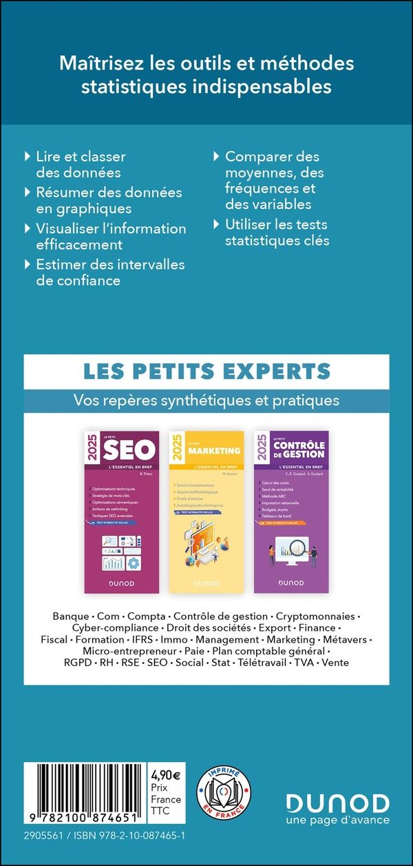 Quatrième de couverture de « Le petit Stat 2026 : l'essentiel en bref »