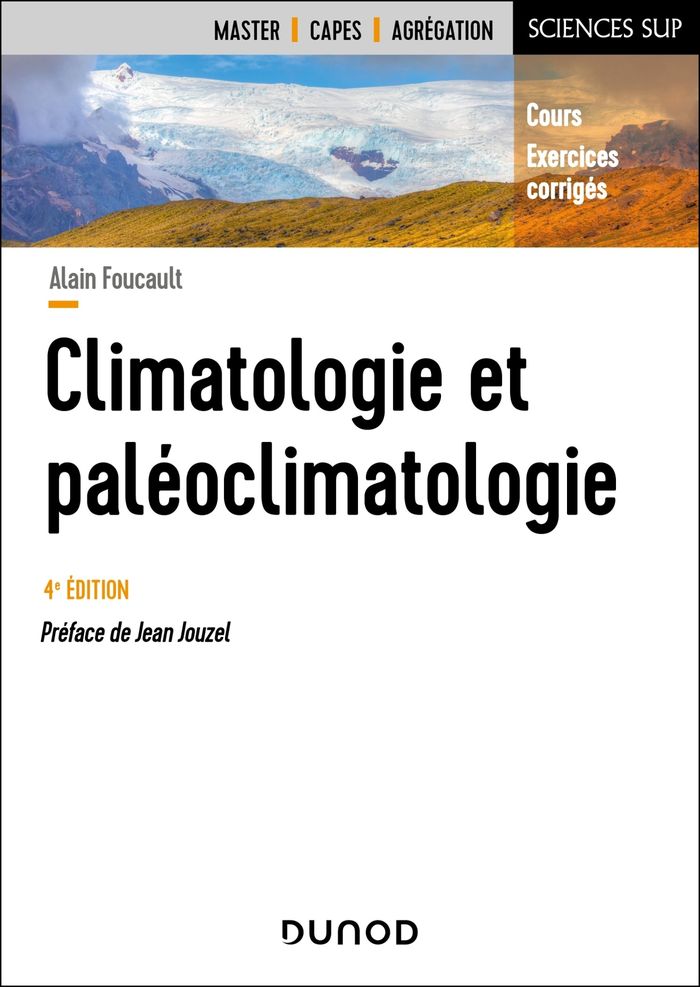 Couverture du livre « Climatologie et paléoclimatologie » de Alain Foucault, librairie Les Contes Infusés à Corte