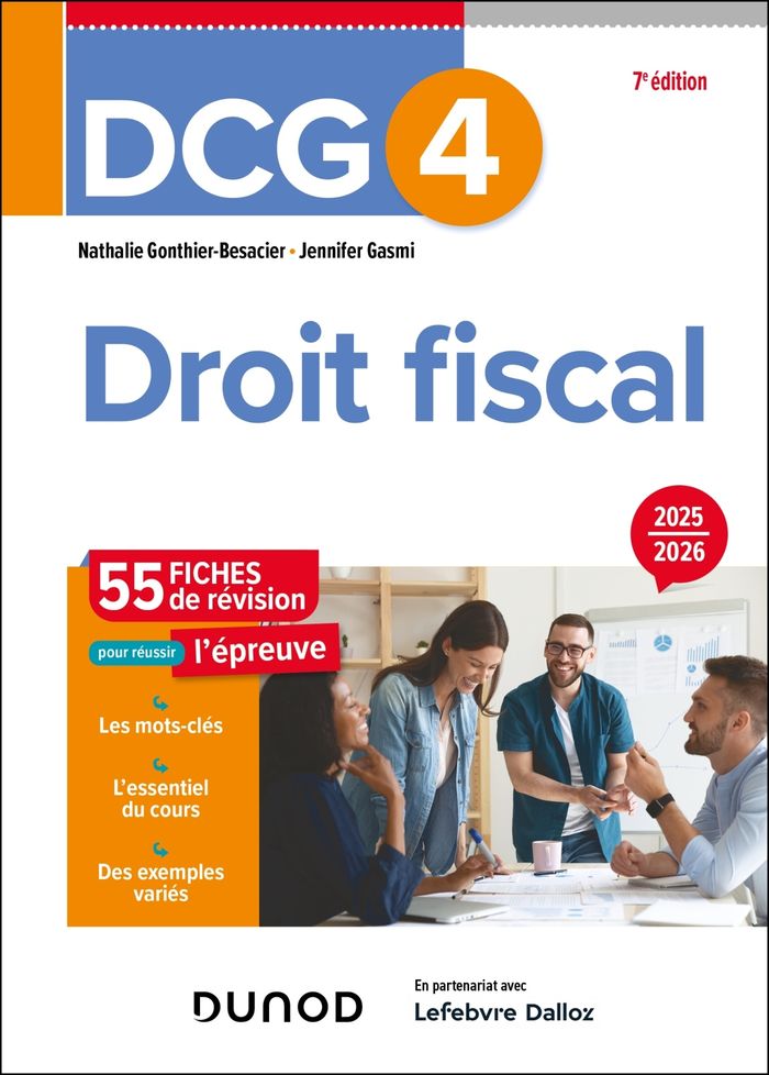 Couverture du livre « Droit fiscal : fiches de révision » de Nathalie Gonthier-Besacier, librairie Les Contes Infusés à Corte