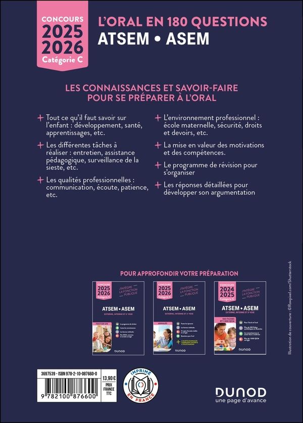 Quatrième de couverture de « ATSEM-ASEM : externe, interne et 3e voie »