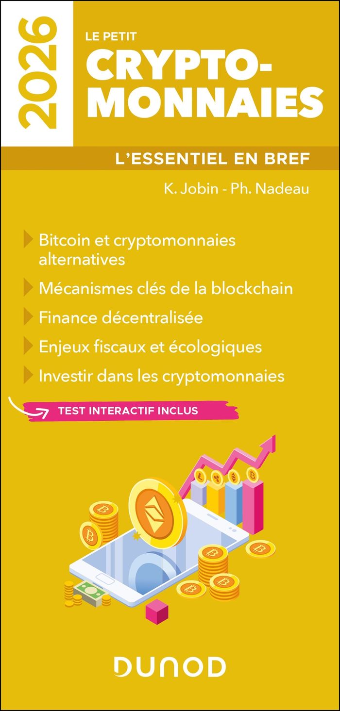 Couverture du livre « Le petit crypto-monnaies : l'essentiel en bref » de Kathleen Jobin, librairie Les Contes Infusés à Corte