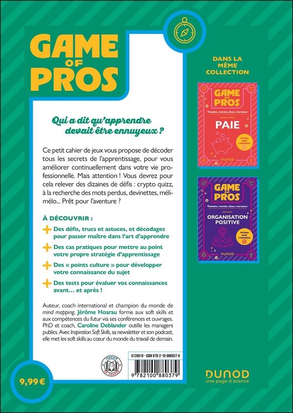 Quatrième de couverture de « Apprendre à apprendre »