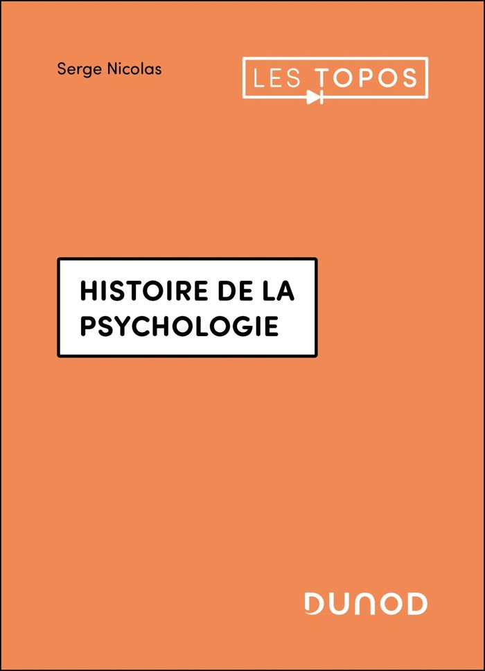 Couverture du livre « Histoire de la psychologie », librairie Les Contes Infusés à Corte