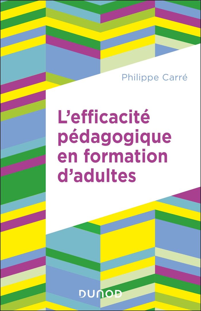 Couverture du livre « L'efficacité pédagogique en formation d'adultes » de Philippe Carré, librairie Les Contes Infusés à Corte