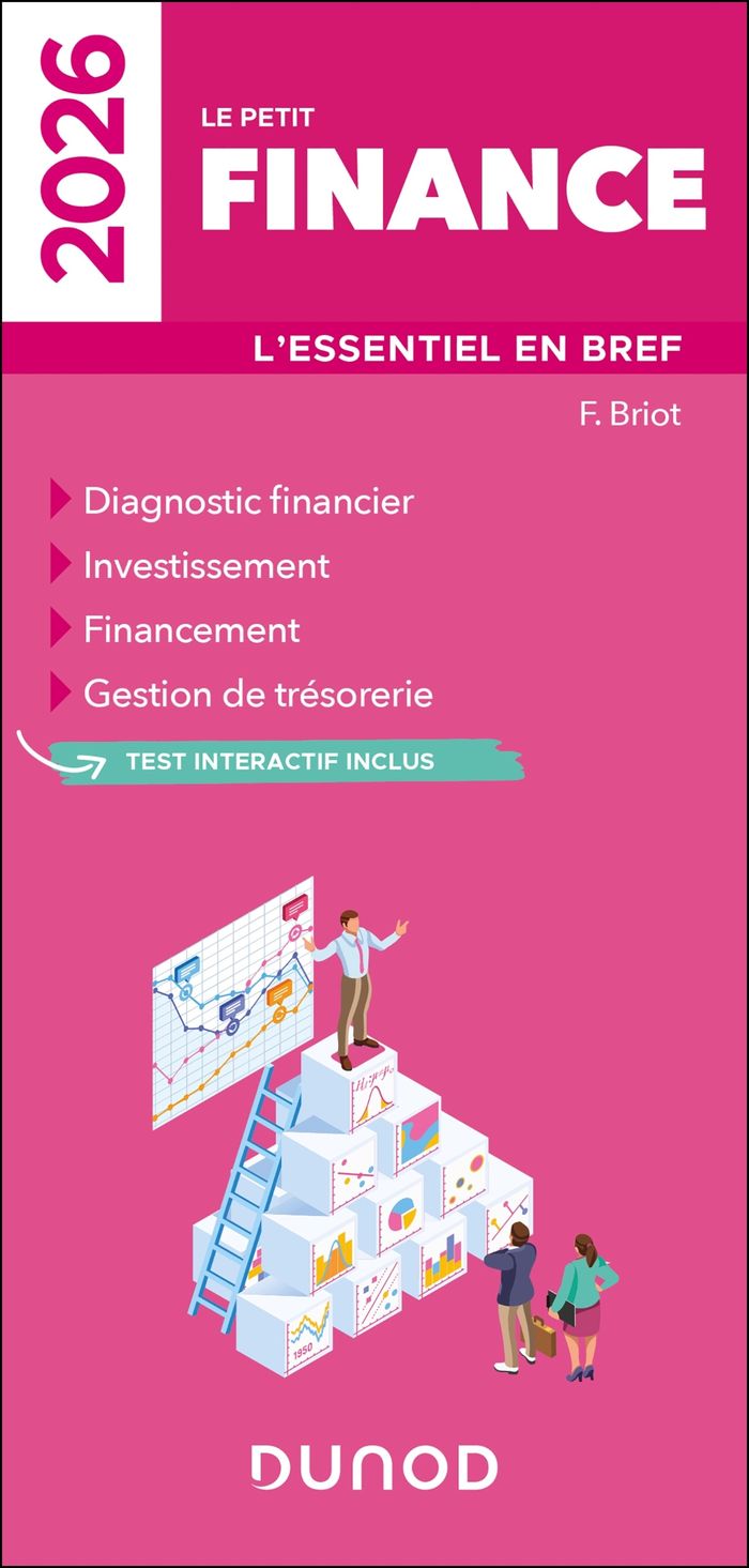 Couverture du livre « Le petit finance : l'essentiel en bref » de Fabrice Briot, librairie Les Contes Infusés à Corte
