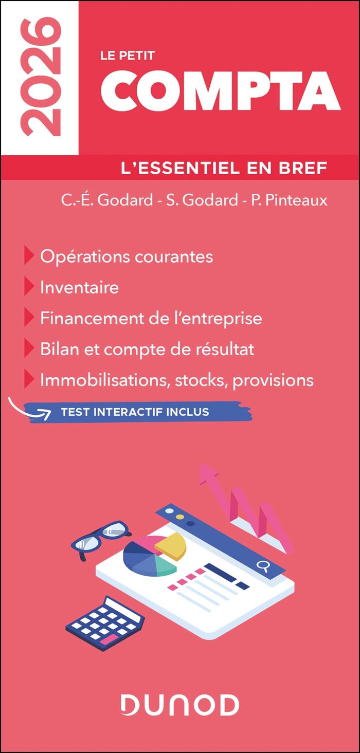 Couverture du livre « Le petit compta : l'essentiel en bref » de Charles-Édouard Godard, librairie Les Contes Infusés à Corte