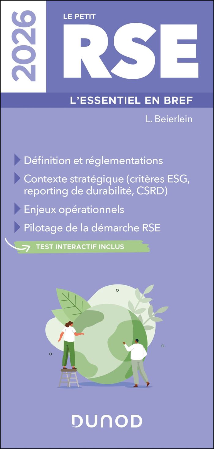 Couverture du livre « Le petit RSE : l'essentiel en bref », librairie Les Contes Infusés à Corte