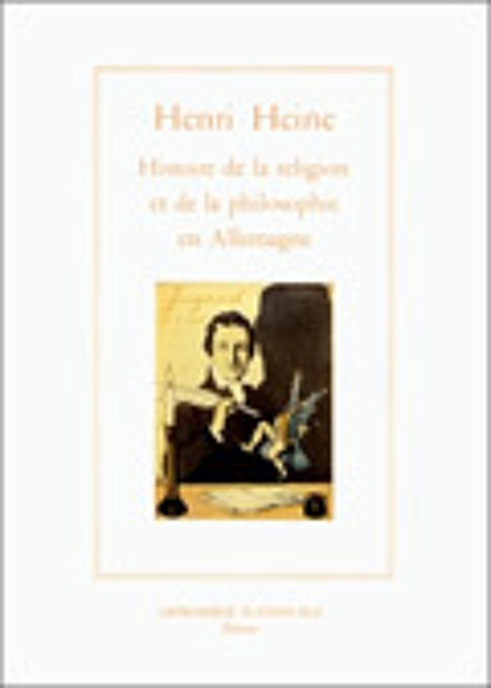 Couverture du livre « HISTOIRE DE LA RELIGION ET DE LA PHILOSOPHIE EN ALLEMAGNE » de Heine/lefebvre, librairie Les Contes Infusés à Corte