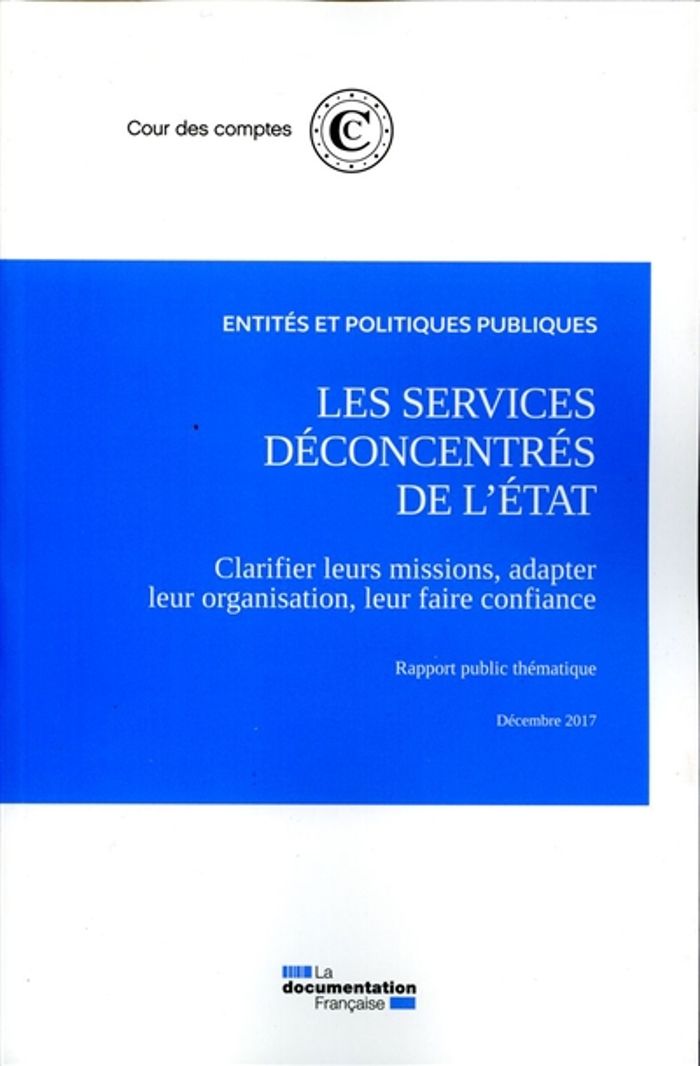 Couverture du livre « LES SERVICES DECONCENTRES DE L'ETAT », librairie Les Contes Infusés à Corte