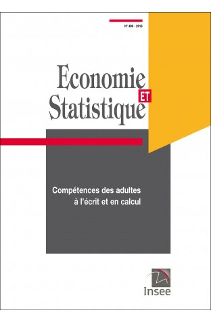 Couverture du livre « ECONOMIE ET STATISTIQUE/ ECONOMICS AND STATISTICS - ECONOMIE ET STATISTIQUE N  490 » de Insee, librairie Les Contes Infusés à Corte
