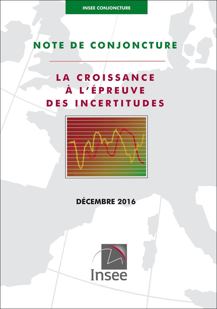 Couverture du livre « INSEE CONJONCTURE - NOTE DE CONJONCTURE DECEMBRE 2016 » de Insee, librairie Les Contes Infusés à Corte