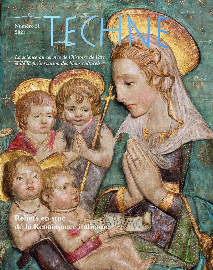 Couverture du livre « TECHNE, N  51/2021 - RELIEFS EN STUC DE LA RENAISSANCE ITALIENNE » de Bormand/bouquillon, librairie Les Contes Infusés à Corte