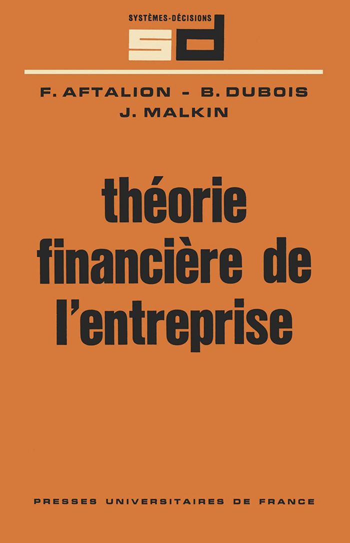 Couverture du livre « THEORIE FINANCIERE DE L'ENTREPRISE » de Dubois/malkin, librairie Les Contes Infusés à Corte