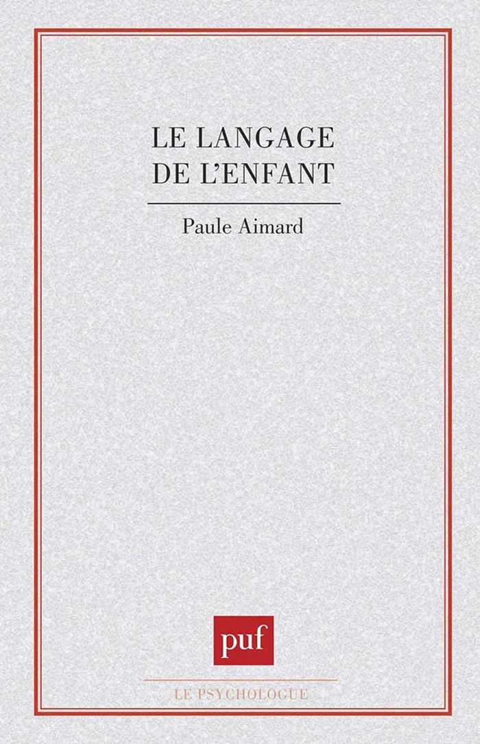 Couverture du livre « LE LANGAGE DE L'ENFANT » de Xxx, librairie Les Contes Infusés à Corte