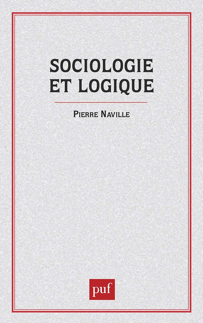 Couverture du livre « SOCIOLOGIE ET LOGIQUE » de Xxx, librairie Les Contes Infusés à Corte