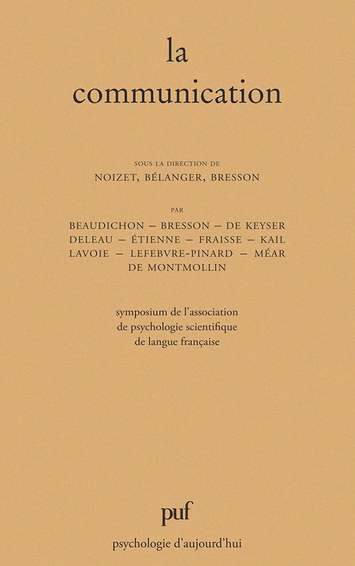 Couverture du livre « LA COMMUNICATION » de Xxx, librairie Les Contes Infusés à Corte