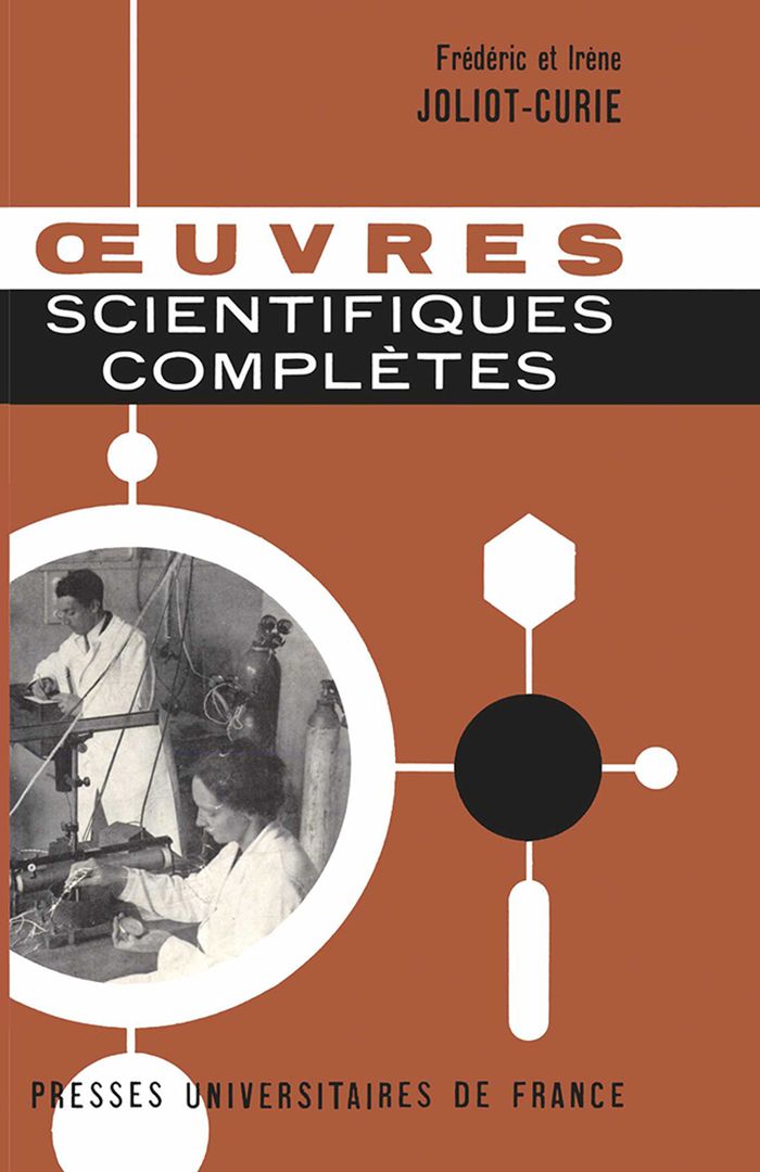 Couverture du livre « OEUVRES SCIENTIFIQUES COMPLETES » de Joliot-Curie, librairie Les Contes Infusés à Corte