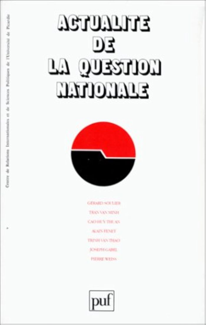 Couverture du livre « ACTUALITE DE LA QUESTION NATIONALE », librairie Les Contes Infusés à Corte