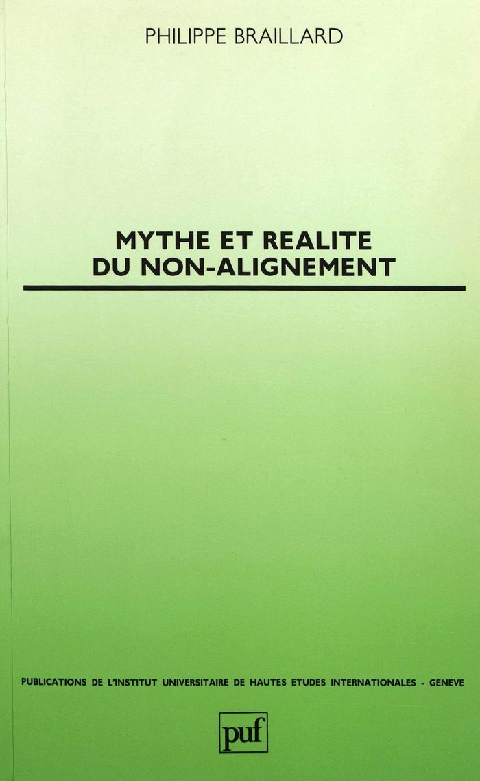 Couverture du livre « MYTHE ET REALITE DU NON-ALIGNEMENT », librairie Les Contes Infusés à Corte