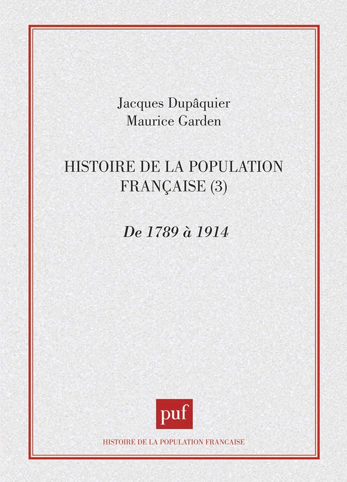 Couverture du livre « HISTOIRE POPULATION FRANCAISE - TOME 3 », librairie Les Contes Infusés à Corte