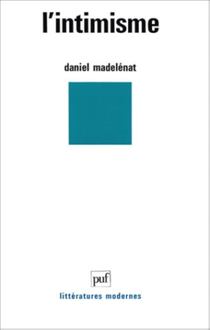 Couverture du livre « L'INTIMISME » de Daniel Madelenat, librairie Les Contes Infusés à Corte