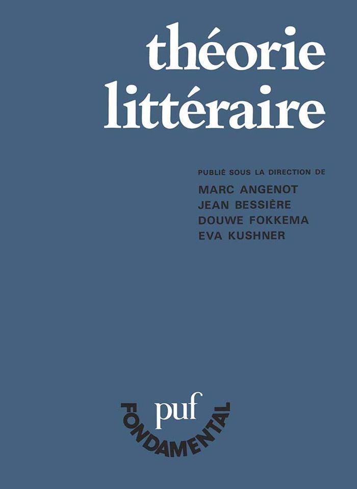 Couverture du livre « THEORIE LITTERAIRE » de Jean Bessiere, librairie Les Contes Infusés à Corte