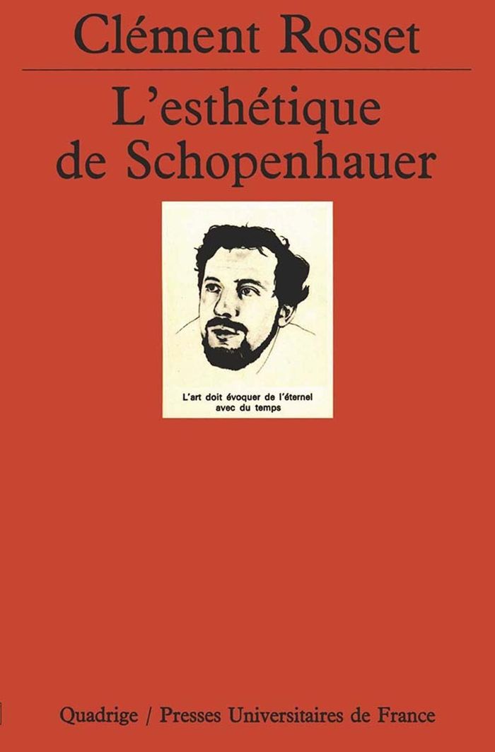 Couverture du livre « L'ESTHETIQUE DE SCHOPENHAUER », librairie Les Contes Infusés à Corte