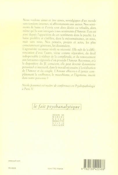 Quatrième de couverture de « LA HAINE NECESSAIRE »