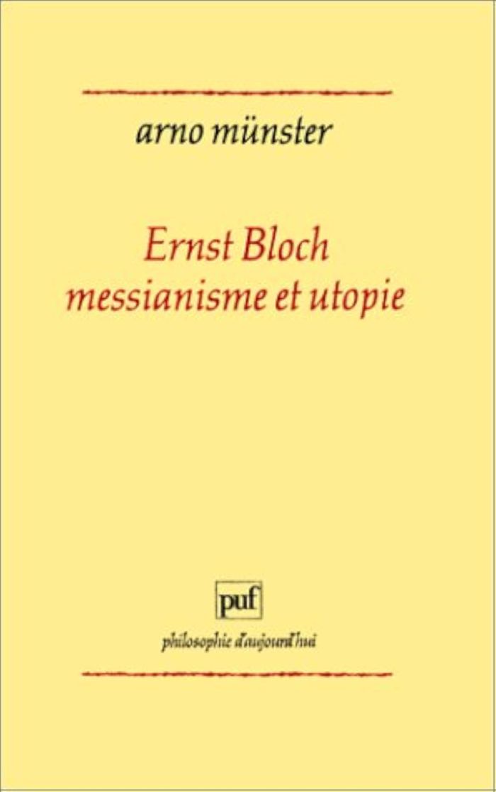 Couverture du livre « ERNST BLOCH, MESSIANISME ET UTOPIE » de Xxx, librairie Les Contes Infusés à Corte