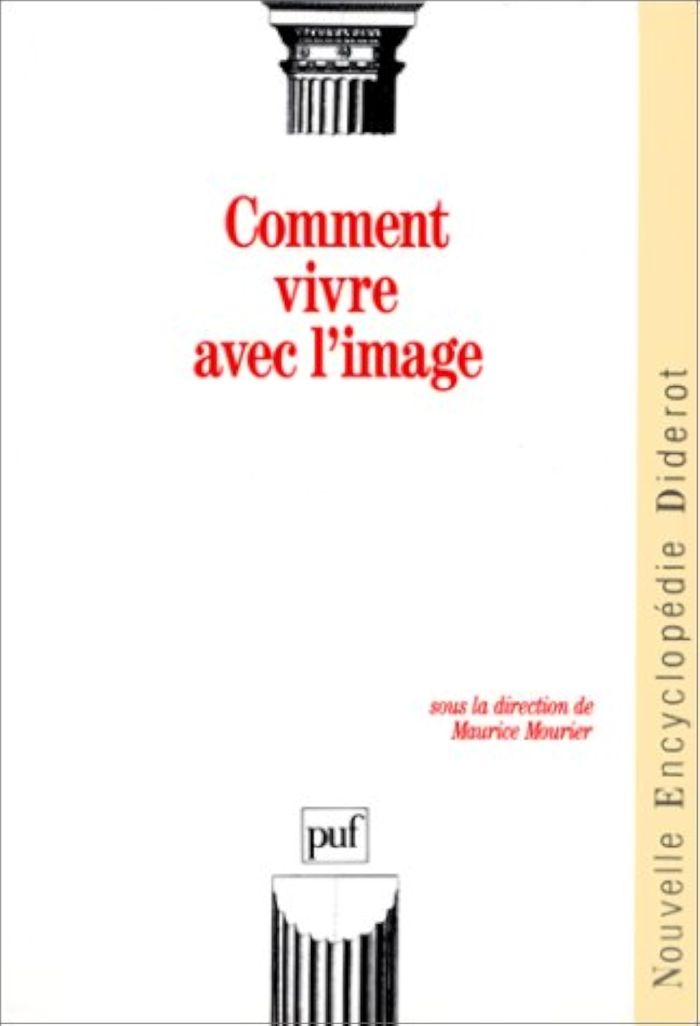 Couverture du livre « COMMENT VIVRE AVEC L'IMAGE » de Ropars-Wuilleumier, librairie Les Contes Infusés à Corte