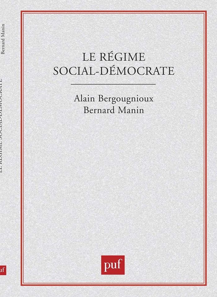 Couverture du livre « LE REGIME SOCIAL-DEMOCRATE » de Bergounioux/manin, librairie Les Contes Infusés à Corte