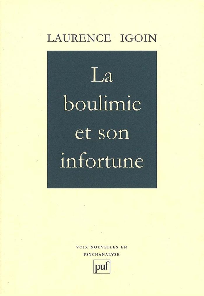 Couverture du livre « LA BOULIMIE ET SON INFORTUNE » de Laurence Igoin, librairie Les Contes Infusés à Corte