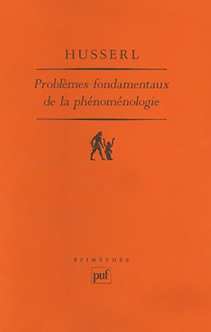 Couverture du livre « PROBLEMES FONDAMENTAUX DE LA PHENOMENOLOGIE » de Edmund Husserl, librairie Les Contes Infusés à Corte