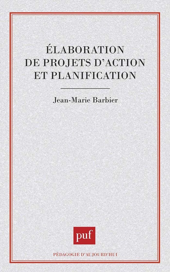 Couverture du livre « ELABORATION DE PROJETS D'ACTION ET PLANIFICATION », librairie Les Contes Infusés à Corte
