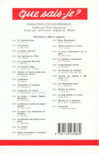 Quatrième de couverture de « LES THEORIES DE LA PERSONNALITE »