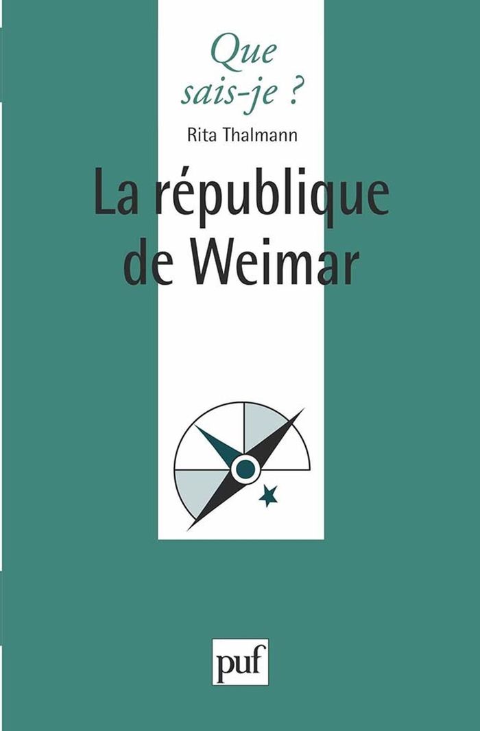 Couverture du livre « LA REPUBLIQUE DE WEIMAR » de Thalmann Rita R., librairie Les Contes Infusés à Corte