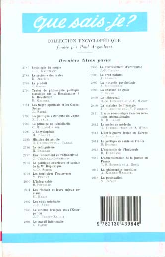 Quatrième de couverture de « HISTOIRE DE L'ANTISEMITISME »