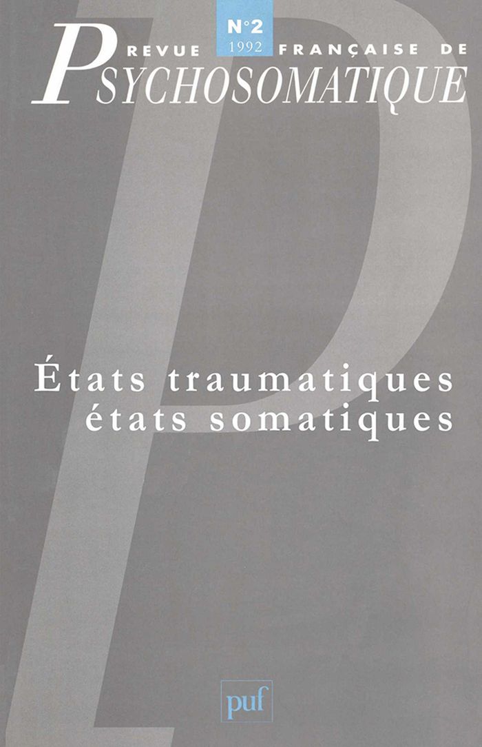Couverture du livre « REVUE FRANCAISE DE PSYCHOSOMATIQUE N  2 (1992) » de Xxx, librairie Les Contes Infusés à Corte