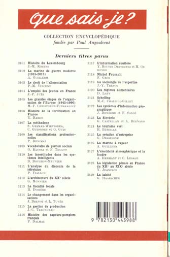 Quatrième de couverture de « LA PERSUASION »