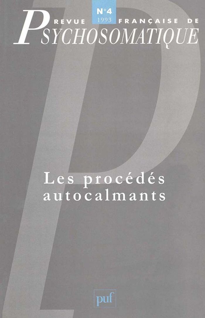 Couverture du livre « REVUE FRANCAISE DE PSYCHOSOMATIQUE N  4 (1993) » de Xxx, librairie Les Contes Infusés à Corte