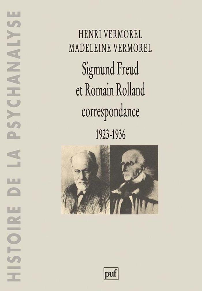 Couverture du livre « SIGMUND FREUD ET ROMAIN ROLLAND. CORRESPONDANCE 1923-1936 » de Vermorel, librairie Les Contes Infusés à Corte