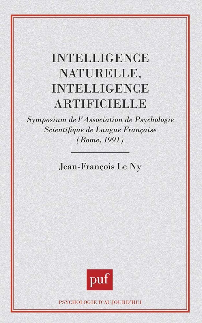 Couverture du livre « INTELLIGENCE NATURELLE INTELL.ARTIF. », librairie Les Contes Infusés à Corte