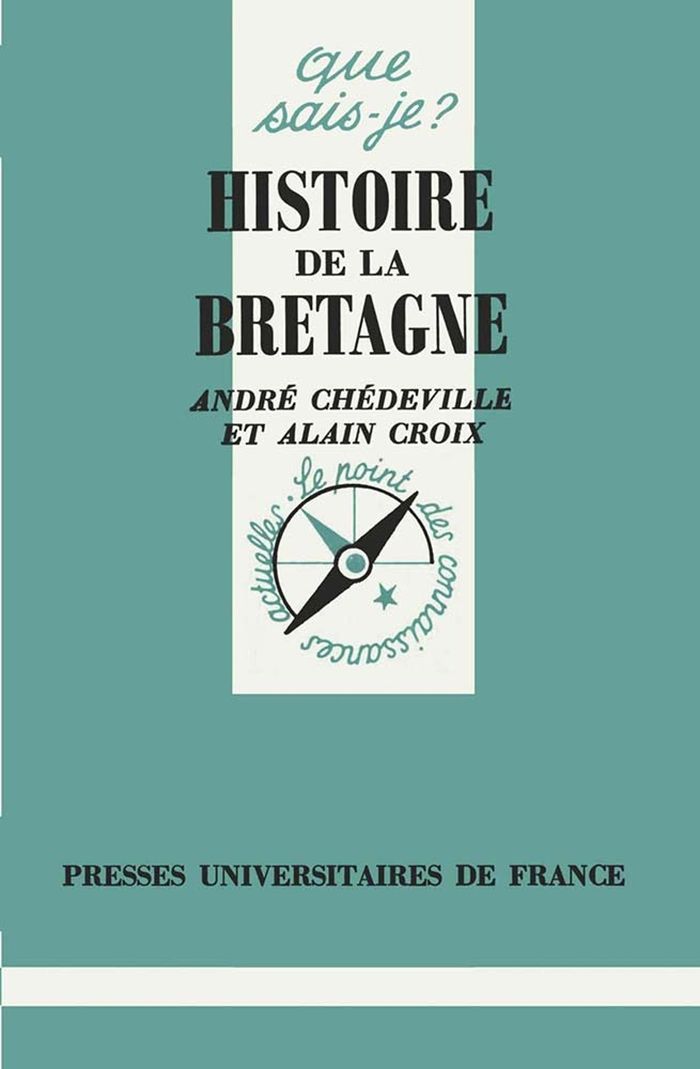 Couverture du livre « HISTOIRE DE LA BRETAGNE » de Chedeville/croix, librairie Les Contes Infusés à Corte