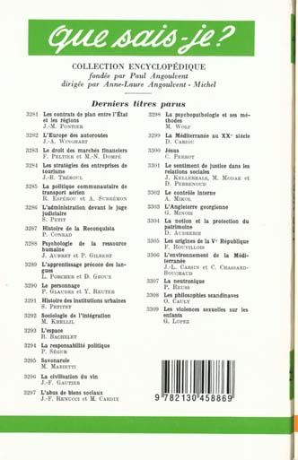 Quatrième de couverture de « LES VERTS »