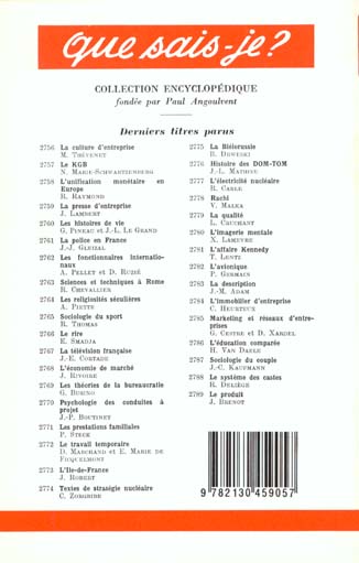 Quatrième de couverture de « METHODE DE L'ETHNOLOGIE »