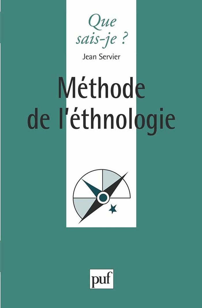 Couverture du livre « METHODE DE L'ETHNOLOGIE » de Jean Servier, librairie Les Contes Infusés à Corte