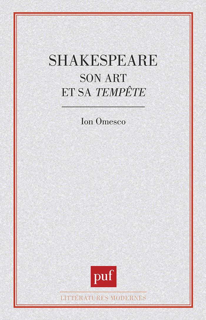 Couverture du livre « SHAKESPEARE, SON ART ET SA TEMPETE » de Omesco, librairie Les Contes Infusés à Corte