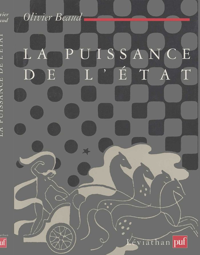Couverture du livre « LA PUISSANCE DE L'ETAT » de Olivier Beaud, librairie Les Contes Infusés à Corte